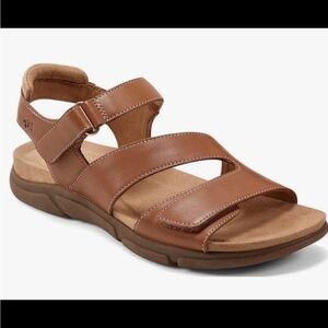 Easy Spirit Brown Leather Sandals